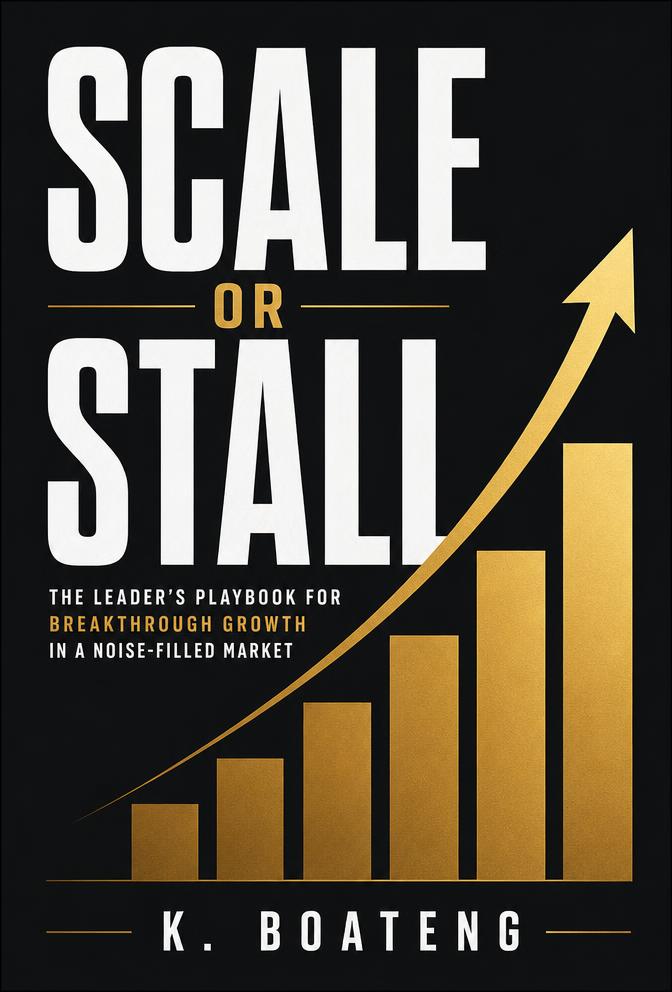 Scale or Stall book cover design